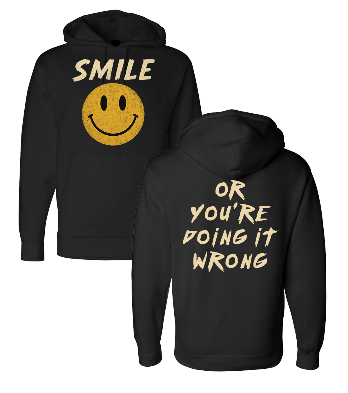 Andy Glaze - Circle Smile Hoodie – Andy Glaze Merch