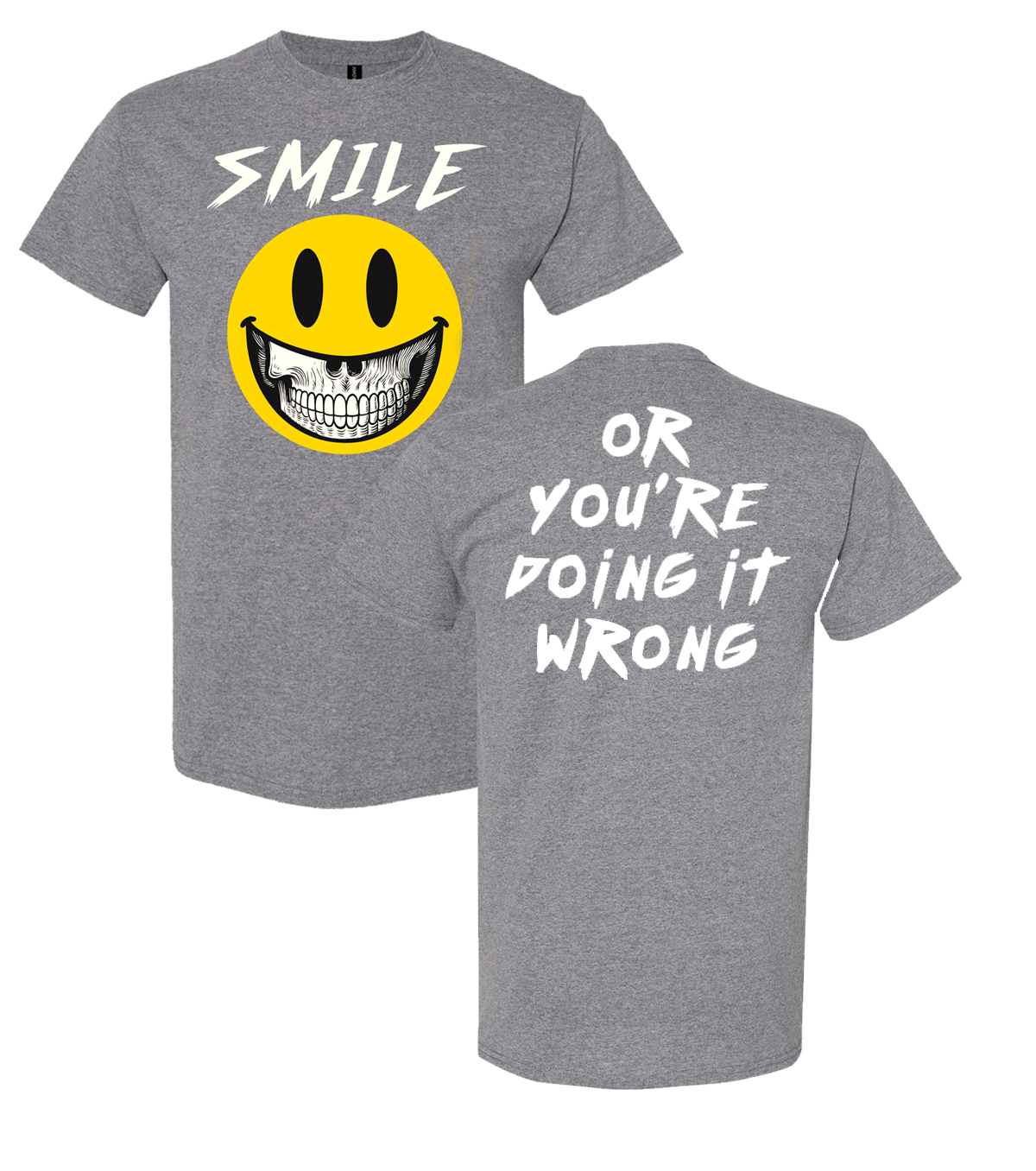 Andy Glaze - Smile Masked Tee – Andy Glaze Merch