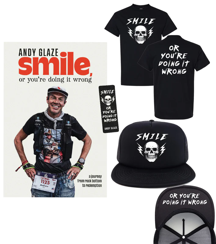 Signed Copy – Smile, or You're Doing It Wrong: Book, Tshirt