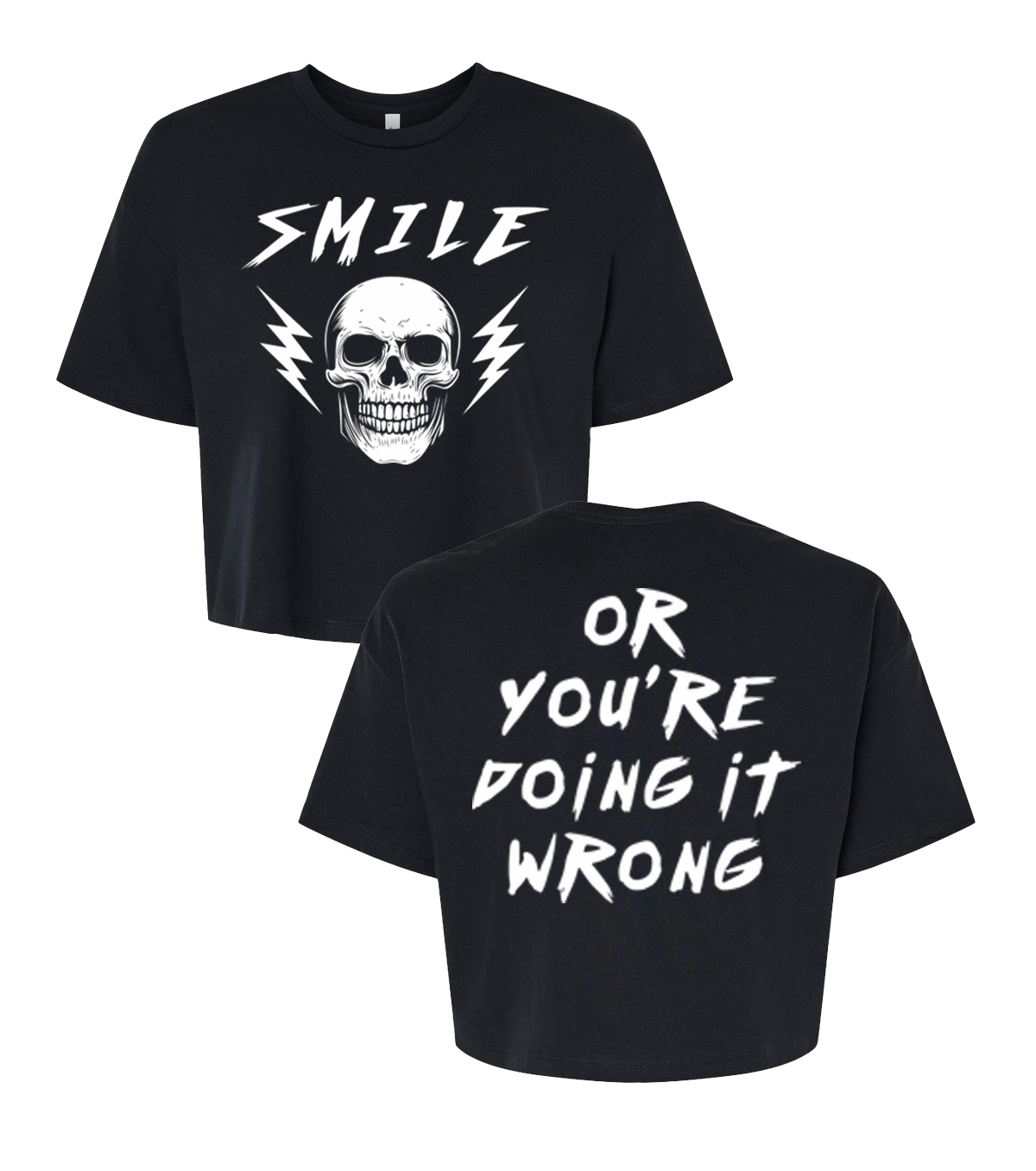 Andy Glaze - Smile Crop Top