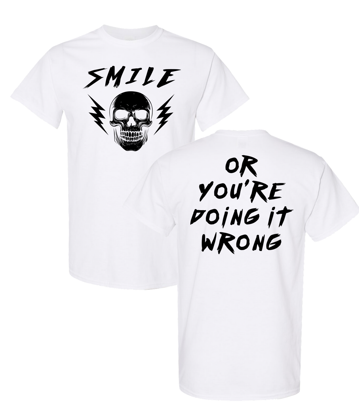 Andy Glaze - Smile Tee (White)