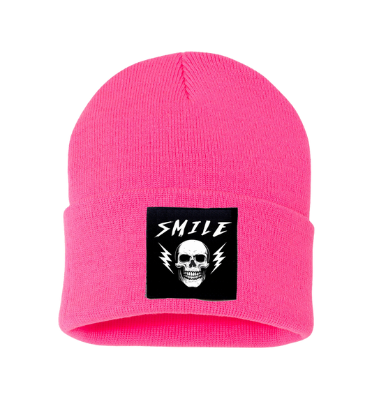 Smile Beanie - Pink
